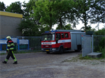 Oefening Brand Wegvervoer Auto Vaart Buitenpost